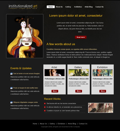 Template e-commerce
