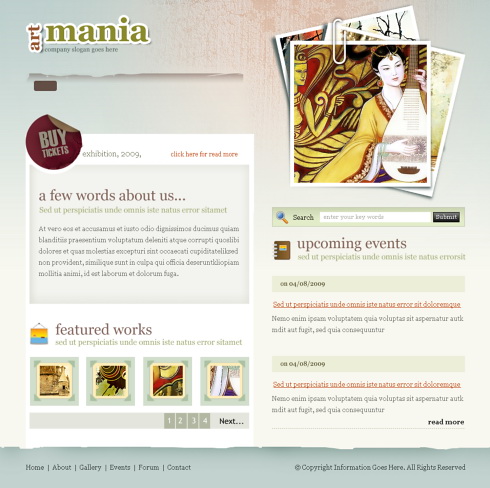 Template e-commerce