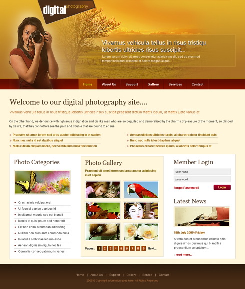 Template e-commerce