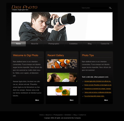Template e-commerce