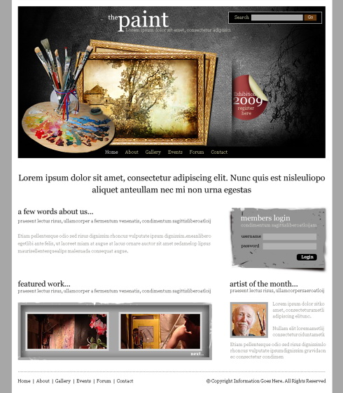 Template e-commerce