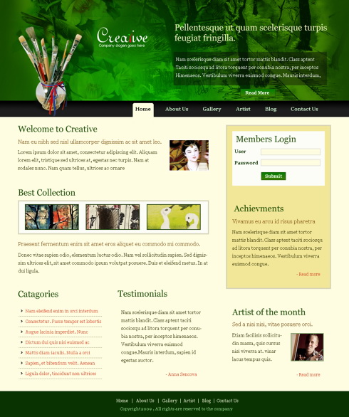 Template petites annonces