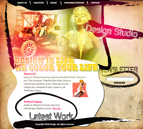 Template e-commerce