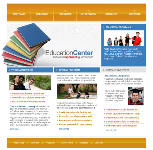 powerpoint templates education. Website Templates Education