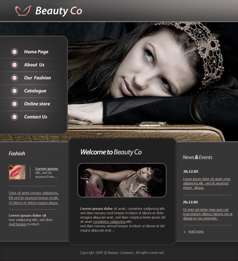 Template e-commerce