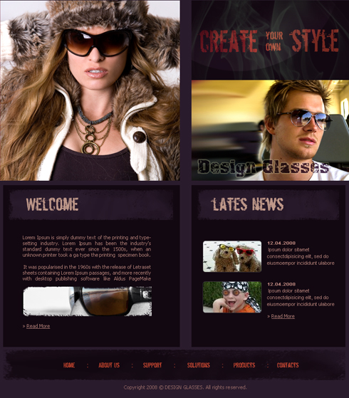 Template e-commerce