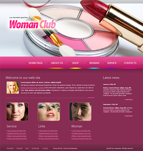 Template e-commerce