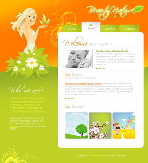 Template e-commerce
