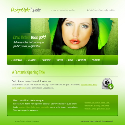 Template e-commerce