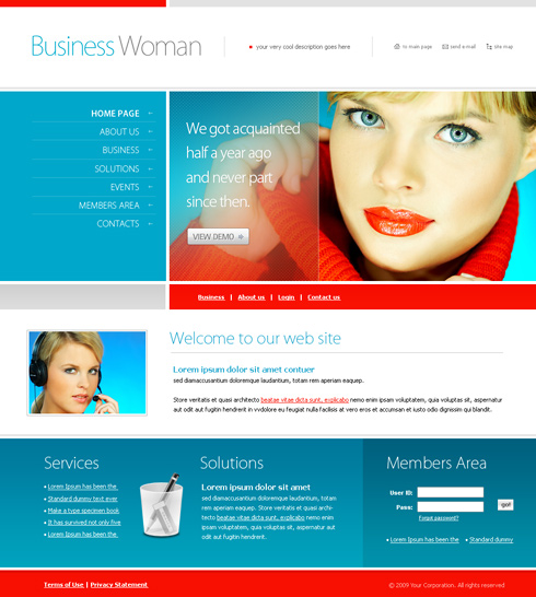 Template e-commerce
