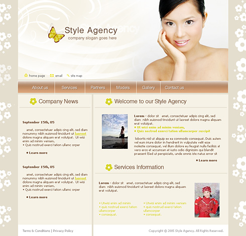 Template e-commerce
