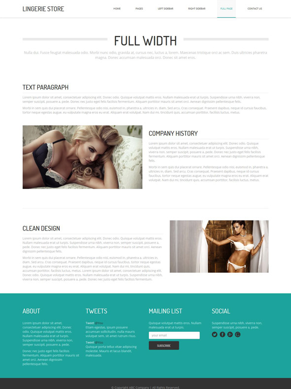 nightwear website website template fashion nightwear website website template fashion