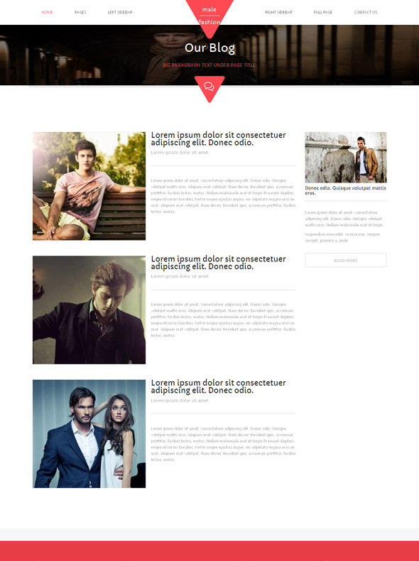Fashion Style Website Template Male Fashion Website Templates Dreamtemplate Fashion Stylist Website Templates