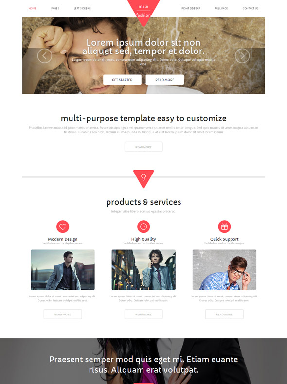 Fashion Style Website Template Male Fashion Website Templates Dreamtemplate Fashion Stylist Website Templates