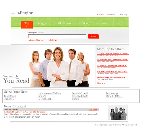 Search Engine Html Template 0986 Business Website Templates Dreamtemplate Search Engine Website Template
